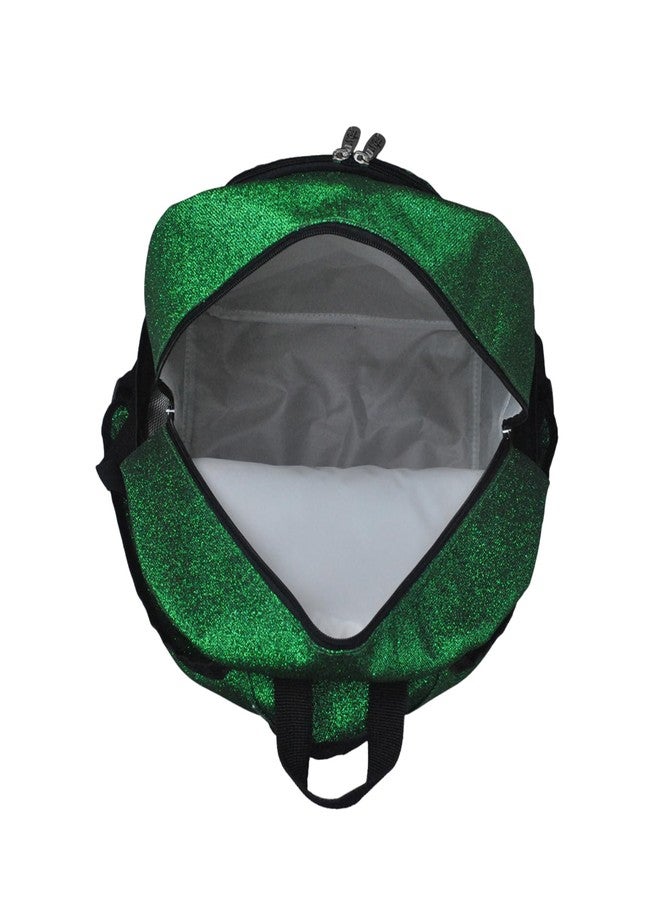 NGIL Glitter Canvas School Backpack for Cheer and Dance Teams, Sports Sparkle Backpack for Girls(Glitter-Green) - Image 5
