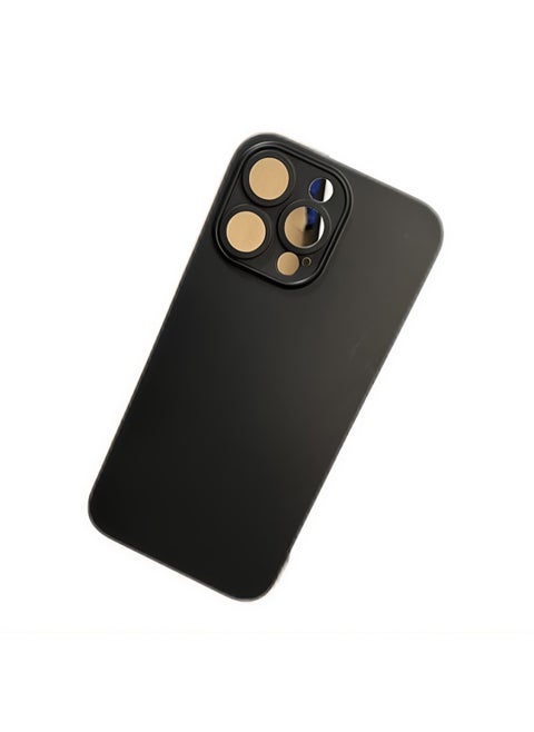 For Iphone14 Pro Max Phone Case Dirty-resistant For Apple All-inclusive Matt Pp Hard Case-Color:Solid Black (opp Hanging Bag Packaging Model Standard)-Applicable Model:For Iphone 14plus