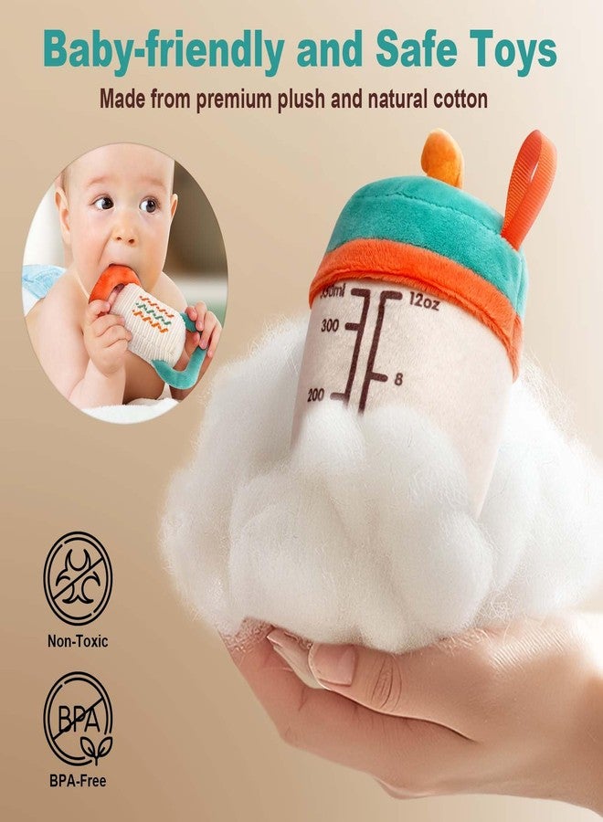 Vanplay Baby Toys 0-12 Months, Workout Plush Toy with Rattle for 0-3-6 Month, Sensory Montessori Toys for Babies 6-12-18 Month, Baby Boys Girls Birthday Shower Gifts for 7 8 9 10 Month - Image 4