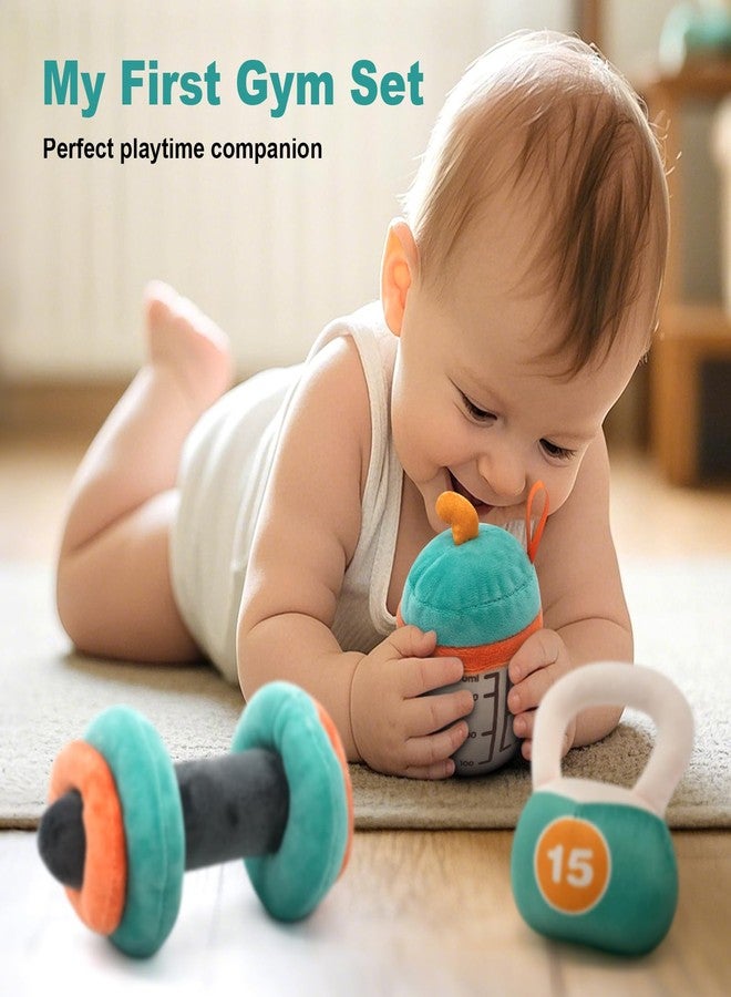 Vanplay Baby Toys 0-12 Months, Workout Plush Toy with Rattle for 0-3-6 Month, Sensory Montessori Toys for Babies 6-12-18 Month, Baby Boys Girls Birthday Shower Gifts for 7 8 9 10 Month - Image 2