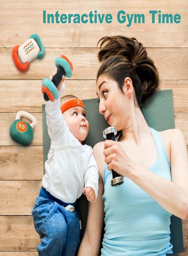 Vanplay Baby Toys 0-12 Months, Workout Plush Toy with Rattle for 0-3-6 Month, Sensory Montessori Toys for Babies 6-12-18 Month, Baby Boys Girls Birthday Shower Gifts for 7 8 9 10 Month - Image 5