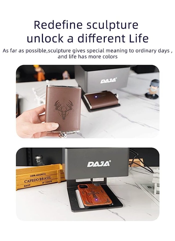 Generic - DAJA Laser Engraver CNC Diy DJ6 Laser Engraving Machine 3000mw Fast Mini Logo Mark Printer Cutter Woodworking Wood Plastic - Image 1