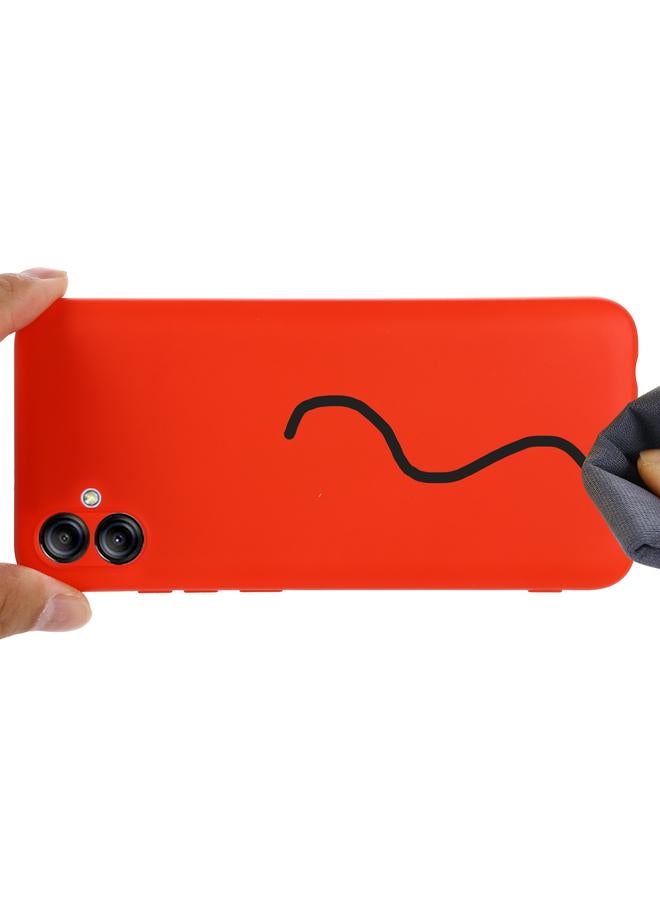 S-TOP Case For Samsung Galaxy A04e / M04 / F04 Pure Color Liquid Silicone Shockproof Full Coverage Case - Image 5