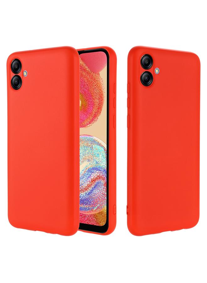 S-TOP Case For Samsung Galaxy A04e / M04 / F04 Pure Color Liquid Silicone Shockproof Full Coverage Case - Image 2