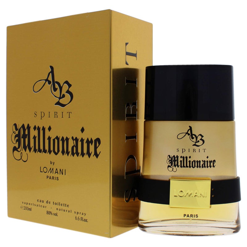Lomani Ab Spirit Millionaire By Lomani for Men - 6.6 Fl. Oz Edt Spray, Brown - Image 4