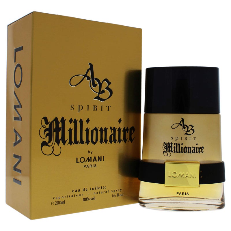 Lomani Ab Spirit Millionaire By Lomani for Men - 6.6 Fl. Oz Edt Spray, Brown - Image 3