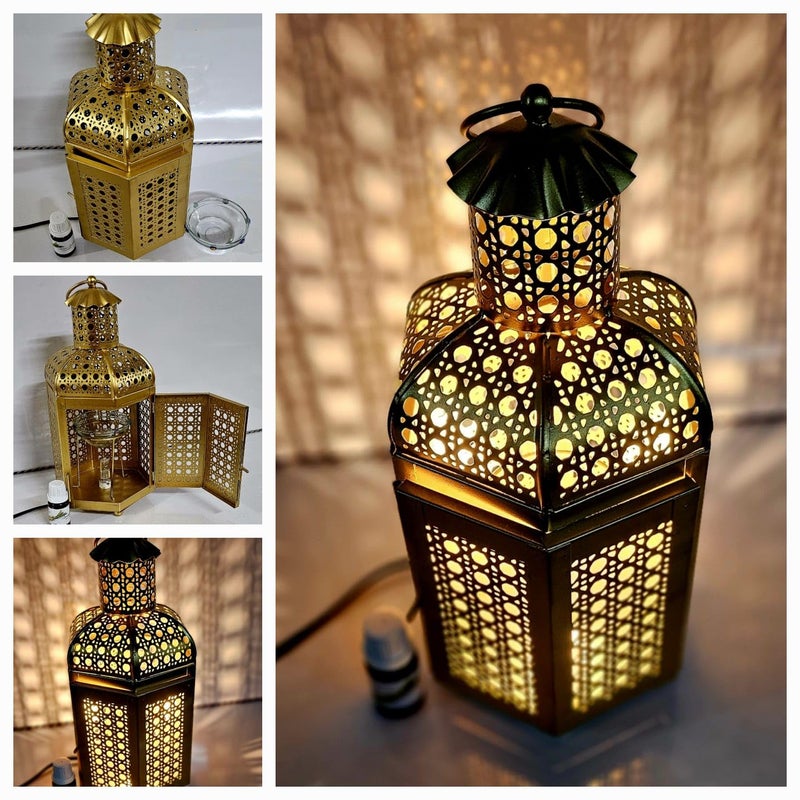 R.R.V. INTERNATIONAL RRV INTERNATIONAL Aroma Diffuser Burner with 10 ml Aroma Oil Made by Galvanized Metal - Image 1