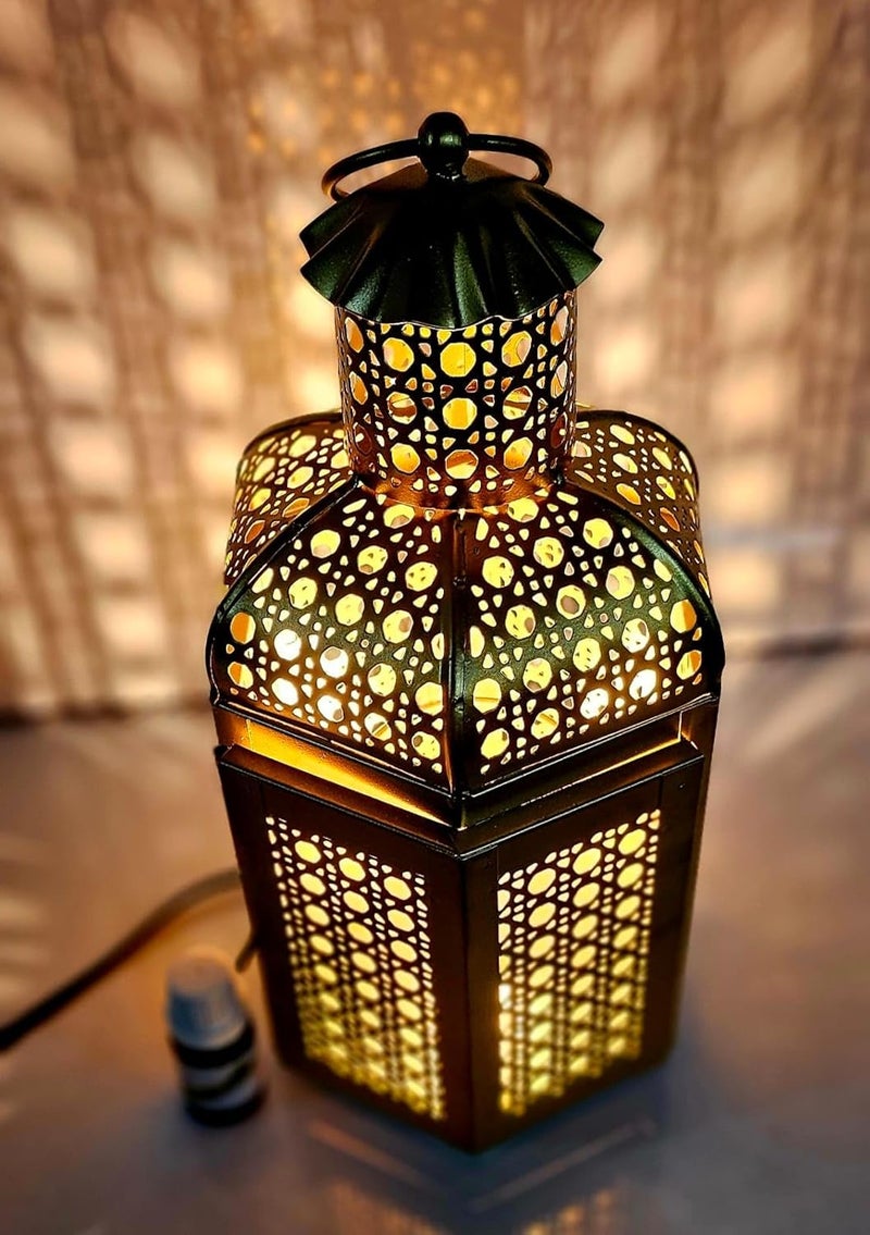 R.R.V. INTERNATIONAL RRV INTERNATIONAL Aroma Diffuser Burner with 10 ml Aroma Oil Made by Galvanized Metal - Image 2