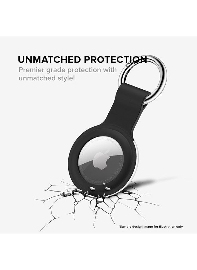 Stylizedd - Airtag Case Metal Key Ring with Tough Case for Apple Airtag cover - Floating Ameoba - Image 1