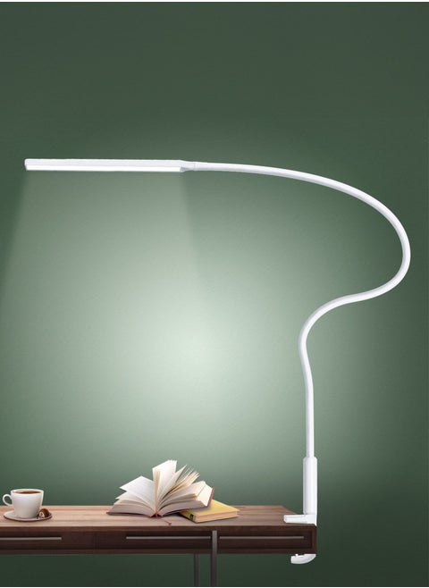 Desk Lamp LED USB Power  Swing Arm Lamp Flexible Gooseneck Clamp Dimmable Architect Lamp 3 Color Modes Desk Light Memory Reading Working Study Energy Saving