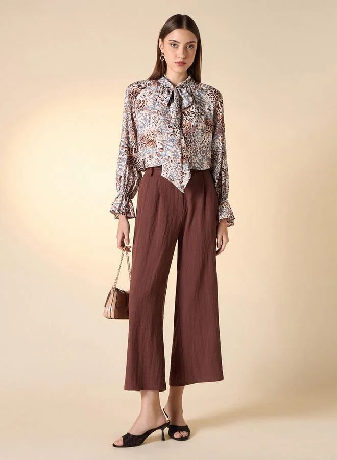 Iconic Iconic Belted Culottes with Pockets