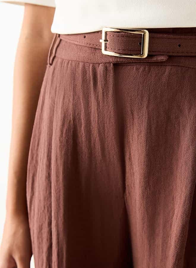 ايكونيك بنطلون قصير بحزام وجيوب من آيكونيك - Image 4