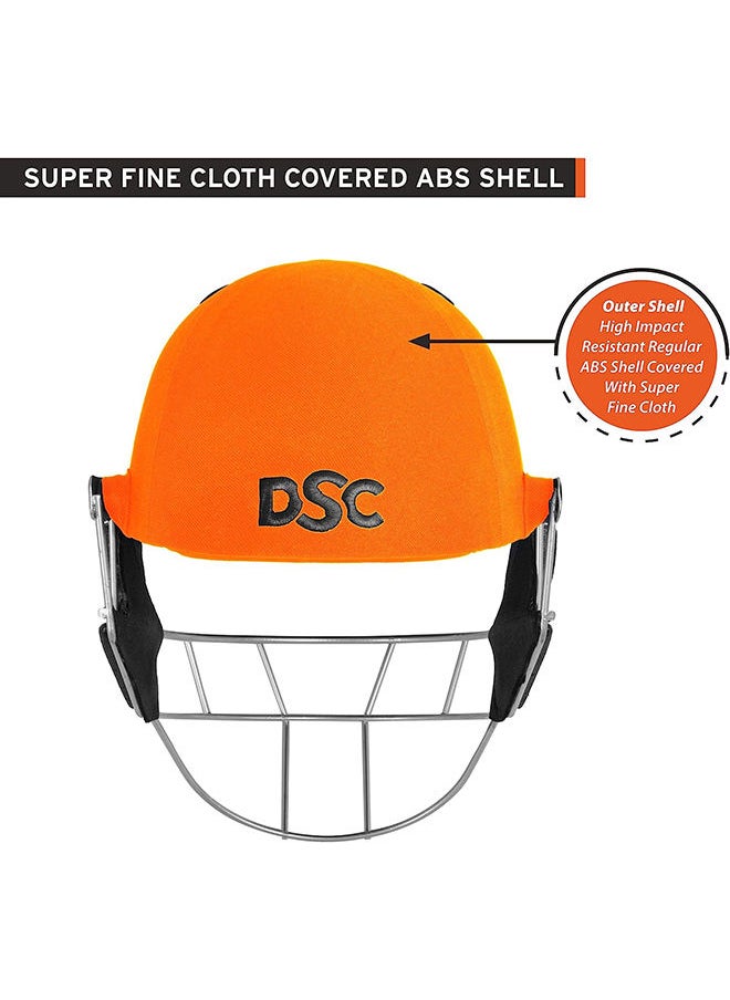 DSC SCUD Cricket Helmet | Size: Medium | For Men & Boys | Fixed Spring Steel Grill | Adjustable Back Support Strap | Removable and washable sweatband | Lightweight  - Image 4