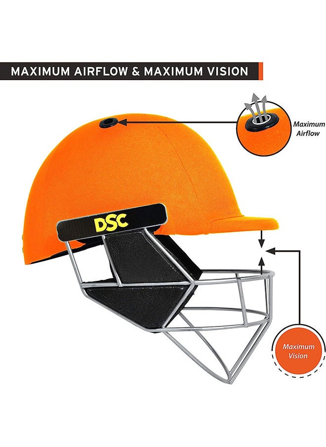 DSC SCUD Cricket Helmet | Size: Medium | For Men & Boys | Fixed Spring Steel Grill | Adjustable Back Support Strap | Removable and washable sweatband | Lightweight  - Image 2