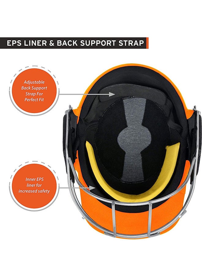 DSC SCUD Cricket Helmet | Size: Medium | For Men & Boys | Fixed Spring Steel Grill | Adjustable Back Support Strap | Removable and washable sweatband | Lightweight  - Image 3