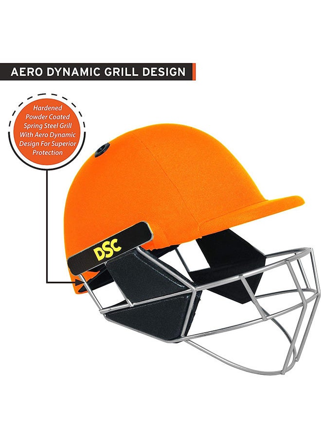 DSC SCUD Cricket Helmet | Size: Medium | For Men & Boys | Fixed Spring Steel Grill | Adjustable Back Support Strap | Removable and washable sweatband | Lightweight  - Image 5