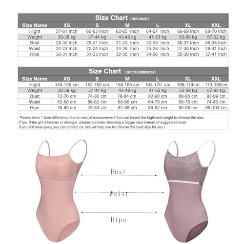 ModLatBal Womens Camisole Ballet Dance Leotards for Adult Gymnastics Bodysuit With Adjustable Straps - Image 3