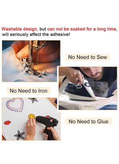 Zibuyu Zibuyu® Roll Fabric Fusing Tape, Fabric Fusing Tape Iron on Tape Double Adhesive Hem Tape Iron-on Hemming Tape Iron-on Tape for Pants Clothes Jeans 3/5 Inch x 164 Feet, White  - Image 4