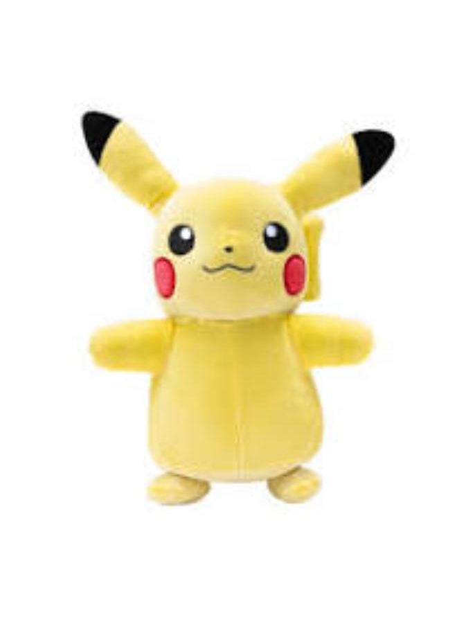 Jazwares Pokemon Select Velvet Plush 8"- Pikachu  - Image 1