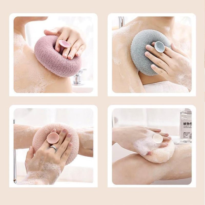 JAPP JAPP Bath Shower Loofah Sponge Body Scrubber Bathing Round Loofah for Men and Women Ultra Soft Round Bath Sponge LoofahScrub  - Image 4