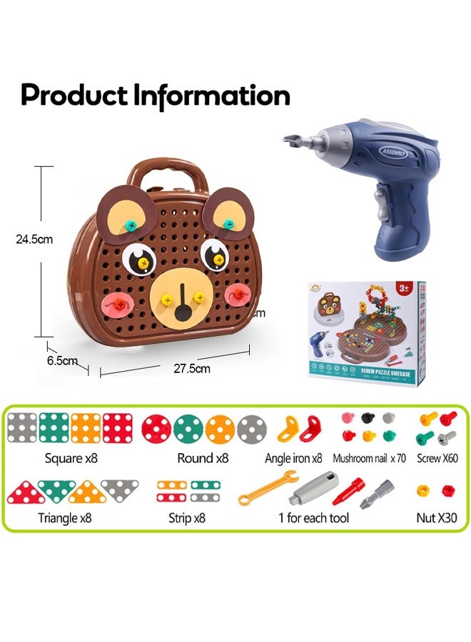 Magic Montessori Play Toolbox , 2D/3D Creativity Playset Tool Toys Gift for Age 3+ Boys and Girls  - Image 3