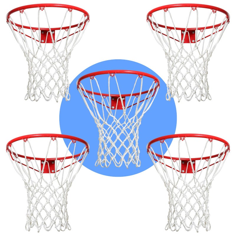 LAO XUE Basketball Net Outdoor716 oz 12 Loops Professional Heavy Duty Basketball Net ReplacementAll Weather Anti Whip Suitable for Outdoor Standard 12 Loops Basketball Hoop - Image 2