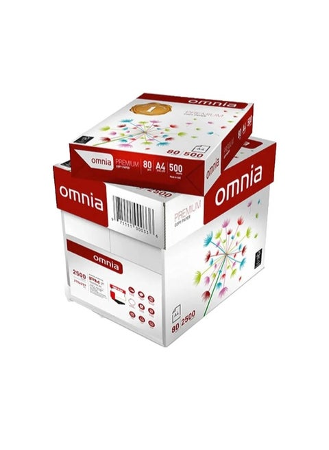 Omnia A4 Size Copy Paper - Pack Of 500 Sheets