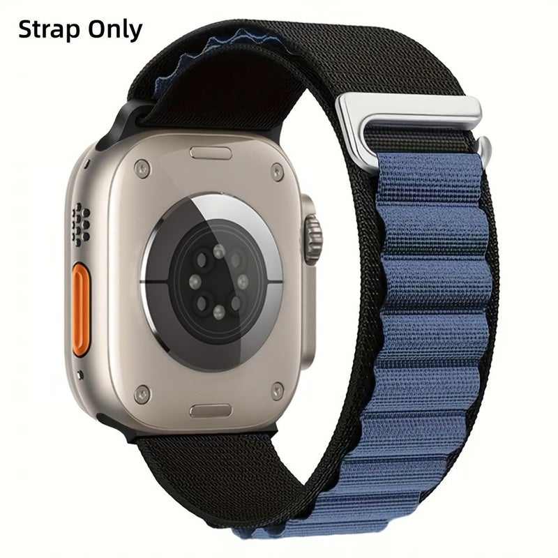 Alpine Loop Compatible with Apple Watch Ultra 1 Ultra 2 Ultra 3 Band 46mm 45mm 44mm Adjustable Woven Nylon Sport Loop Replacement Strap with C Hook Closure for iWatch S11 S10 S9 S8 S7 S6 S5 S4 Men Women - Image 5