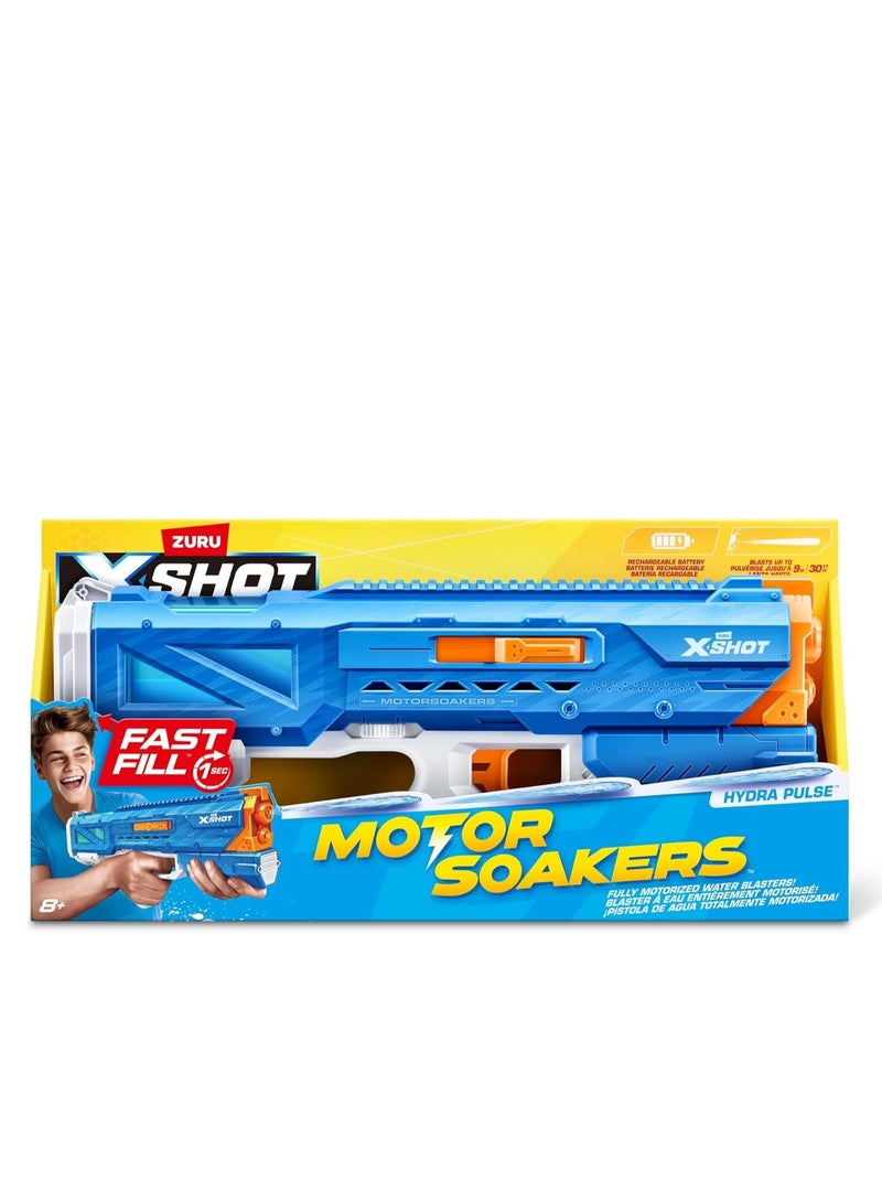 X-Shot Water Fast Fill Motor Soaker Hydra Pulse XS-118158 - Image 1