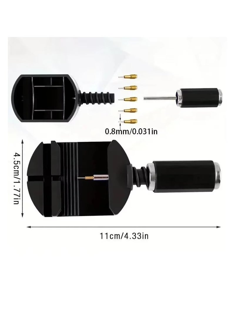 11pcs Repair Tool Strap Adjuster Band Tool with Pin Watch Bracelet Link Pin Tool Remover - Easy to Remove Watch Regulator Tool for Size Adjustment - Image 2