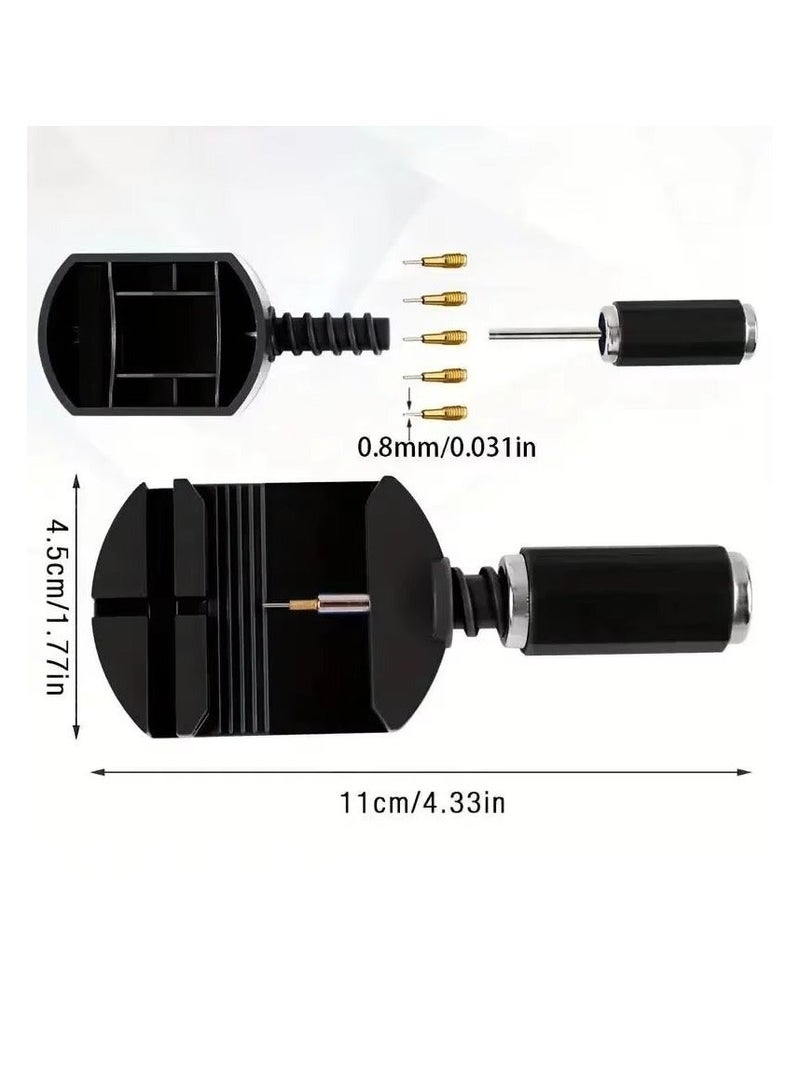 KOOKNA 11pcs Repair Tool Strap Adjuster Band Tool with Pin Watch Bracelet Link Pin Tool Remover - Easy to Remove Watch Regulator Tool for Size Adjustment - Image 3