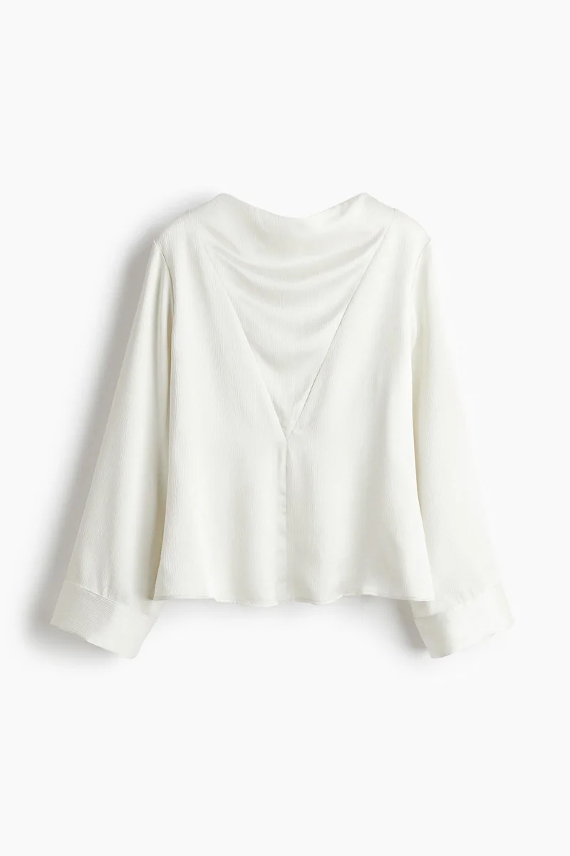 H&M Cowl-neck blouse