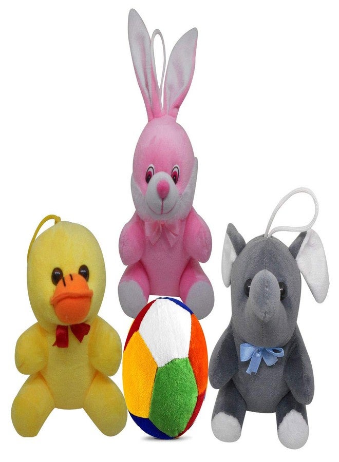 Natali Stuffed Soft Toy with Soft Toy Ball Combo for Kids/Girls/Babies-Baby First Birthday Gift - Image 1