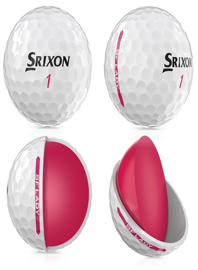 Srixon Soft Feel Lady Golf Balls, Soft Feel Lady 8, White - Image 4