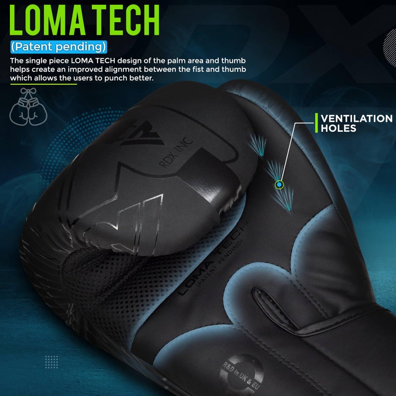 RDX Kids Boxing Gloves Sparring and Muay Thai Maya Hide Leather, Kara Patent Pending Junior Training Mitt for Kickboxing, Punching Bag, Focus Pads, MMA, Thai Pad, Double End Ball Punching Gloves - Image 5