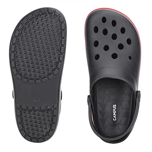 Campus Men's GC-4002 BLACK Clogs - 7UK/India GC-4002 - Image 3