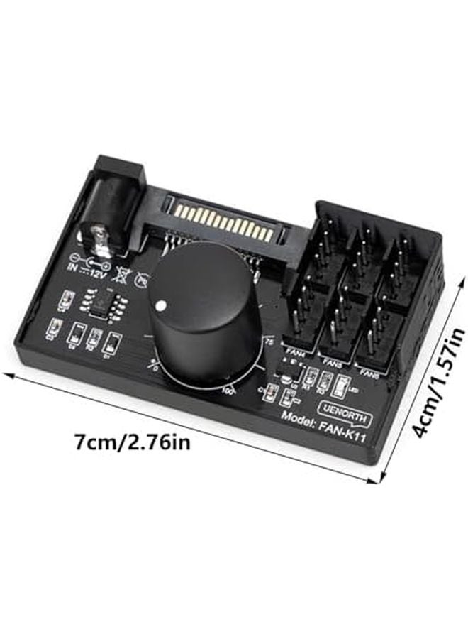 POWER4PIN 4 Channel NAS Server Fan Speed Controller Knob Regulation - Image 4