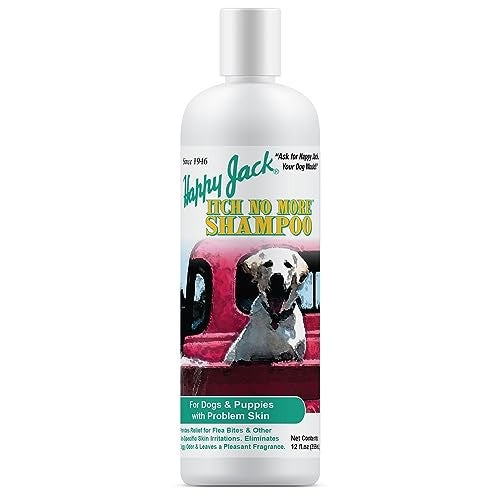 Happy Jack Itch No More Dog Itchy Skin Shampoo & Treatment (12 oz), Flea Bites, Allergies & Itch Relief, Stops Itching, Scratching & Gnawing on First Application for Healthy Dog Skin & Coat - Image 1