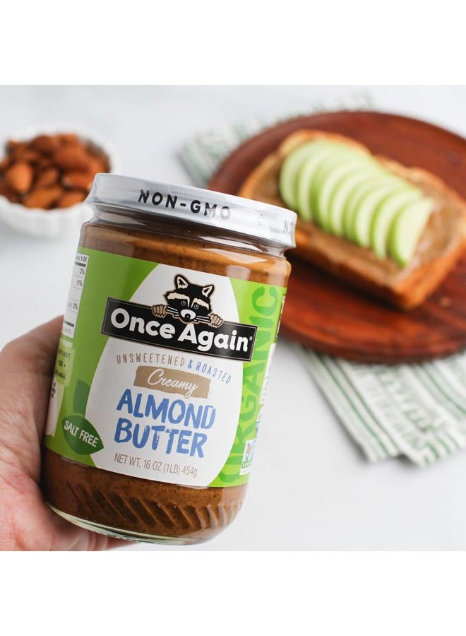 Once Again Organic Almond Butter Creamy 16 Oz. 127841 - Image 3