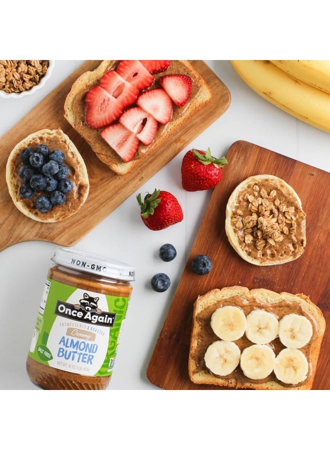Once Again Organic Almond Butter Creamy 16 Oz. 127841 - Image 5