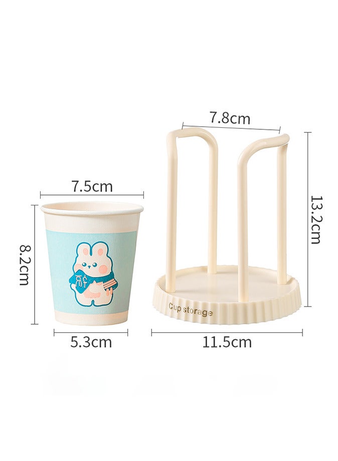 Paper Cup Holder Household Disposable Cup Storage Coffee Cup Dispenser For Counter - Image 3