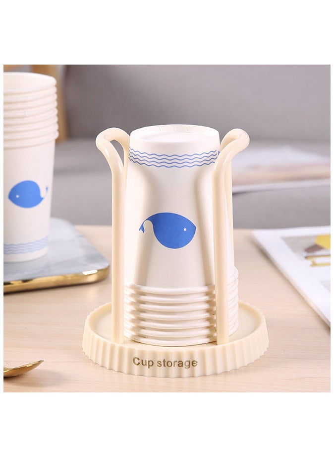 Paper Cup Holder Household Disposable Cup Storage Coffee Cup Dispenser For Counter - Image 4