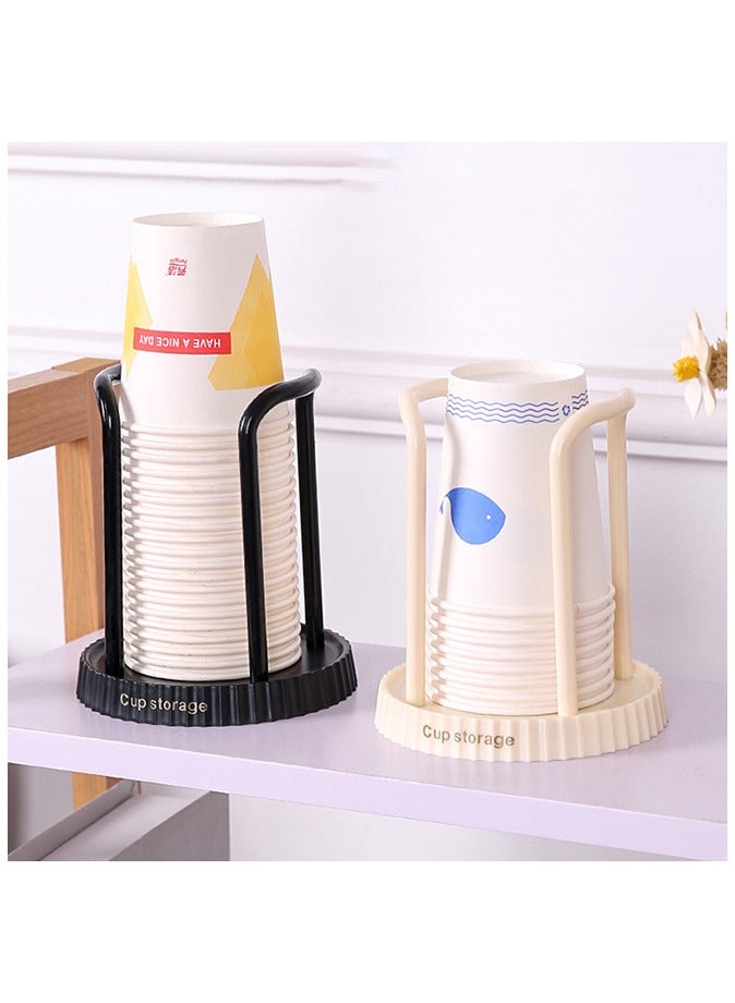 Paper Cup Holder Household Disposable Cup Storage Coffee Cup Dispenser For Counter - Image 5