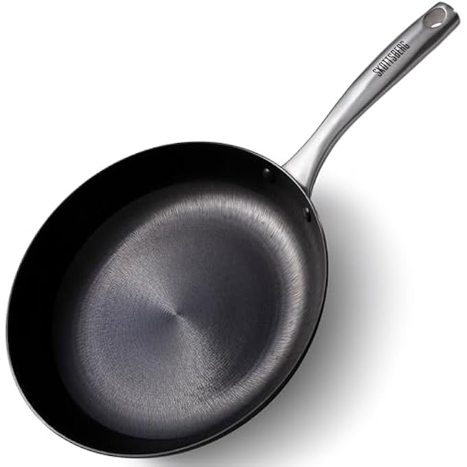 Skottsberg Lightweight Cast Iron Frying Pan PreSeasoned 94 Wide  50 Lighter Than Traditional Cast Iron - Image 2