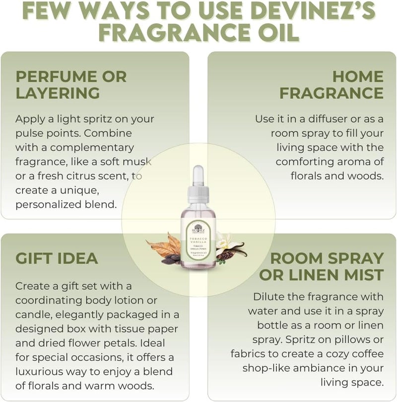 Devinez Floral Woods Fragrance Oil, (30ml) - for Aromatherapy, for Diffusers, DIY Candles, Air Fresheners, DIY Soap-Making (IFRA Certifed) - Image 4