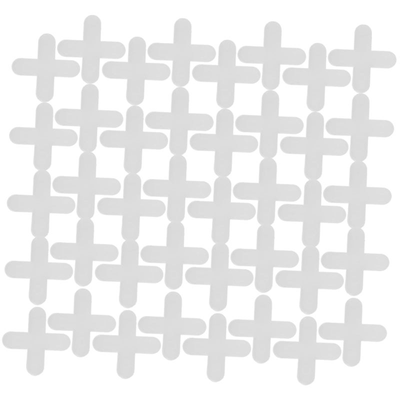500 قطعة فواصل بلاط على شكل صليب 2.50 × 2.50 × 0.50 سم لأداة تسوية الجراوت للتثبيت الدقيق - Image 2