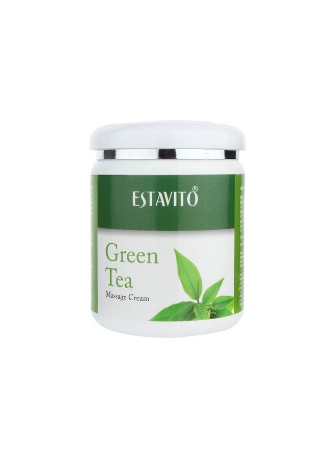 ESTAVITO Green Tea Massage Cream 500Ml | Fades Away Blemishes And Impurities | All Skin Types.