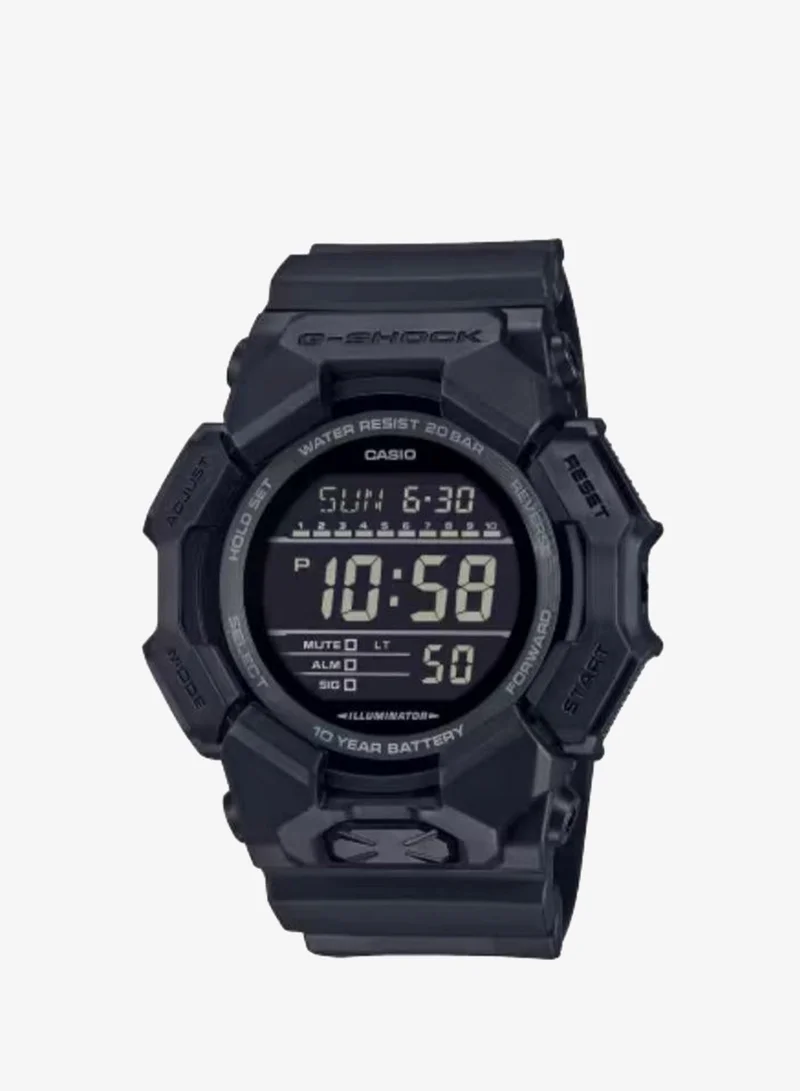G-shock Men's Digital Display Watch With Black Resin Strap - GD-010-1A1DR