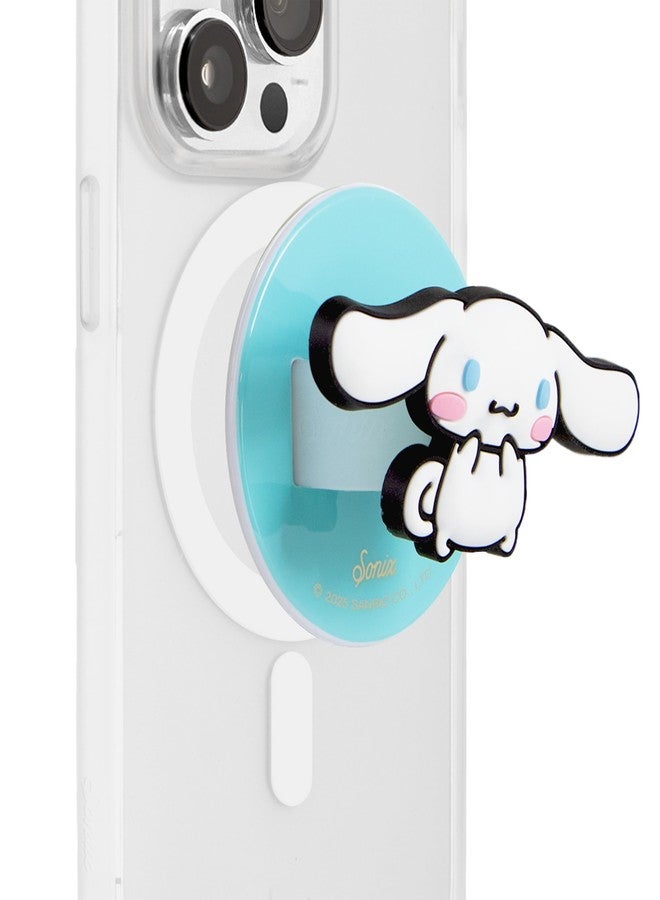 Sonix x Sanrio Magnetic Phone Grip, MagSafe Silicone Ring Loop Grip - Detachable Holder for Hand, Soft MagSafe Grip | Light Blue, Baby Blue | Cinnamoroll - Image 1