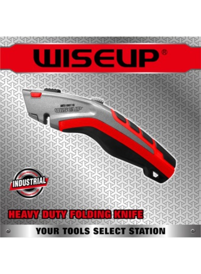 WISEUP Heavy Duty  Knife – WiseUp Model 100110, Compact and Robust - Image 1